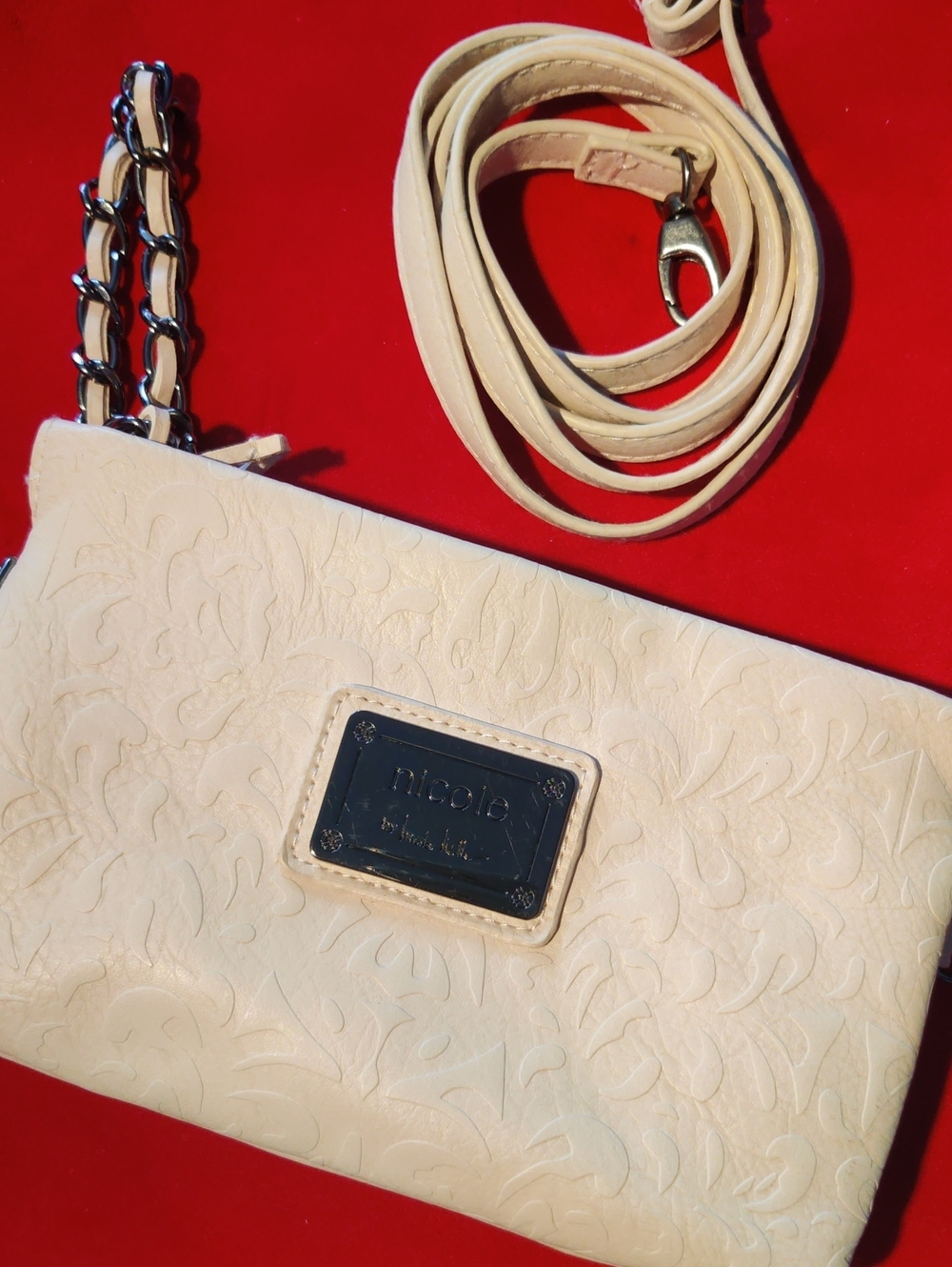 Vintage Nicole Miller Purse Shoulder Handbag w/Strap....Pre-owned